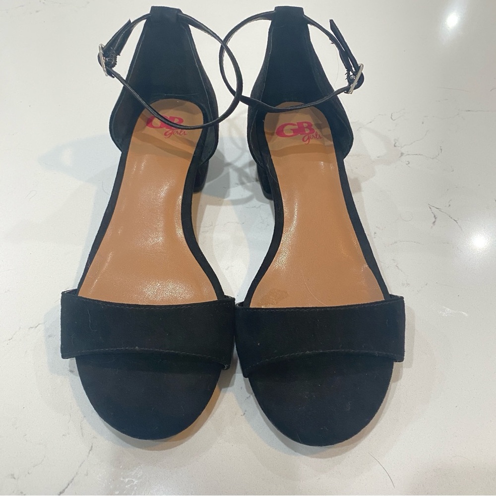 Gianni Bini Black Ankle Strap Sandals